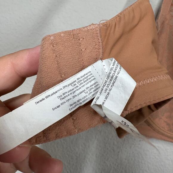 Skarlett Blue Womens 38DDD Minx Balconette Bra Underwire Brown Camel 1733100 - Picture 9 of 11